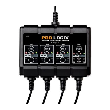 Integrated Supply Network SOLAR 12V 5A 4-Bank Solar Pro-Logix Battery Charger PL4050